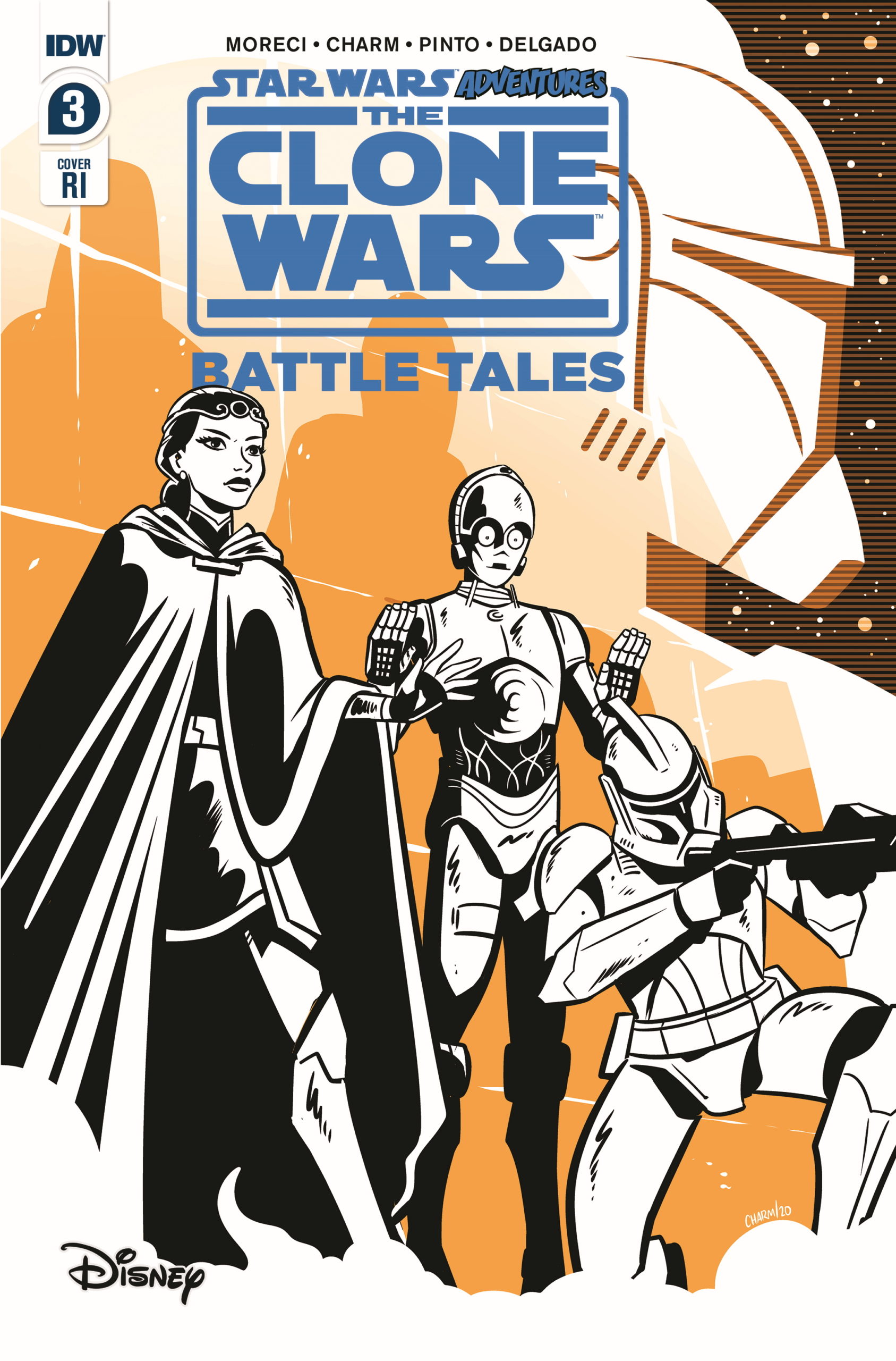 The Clone Wars - Battle Tales #3 (Derek Charm Variant Cover) (15.04.2020)