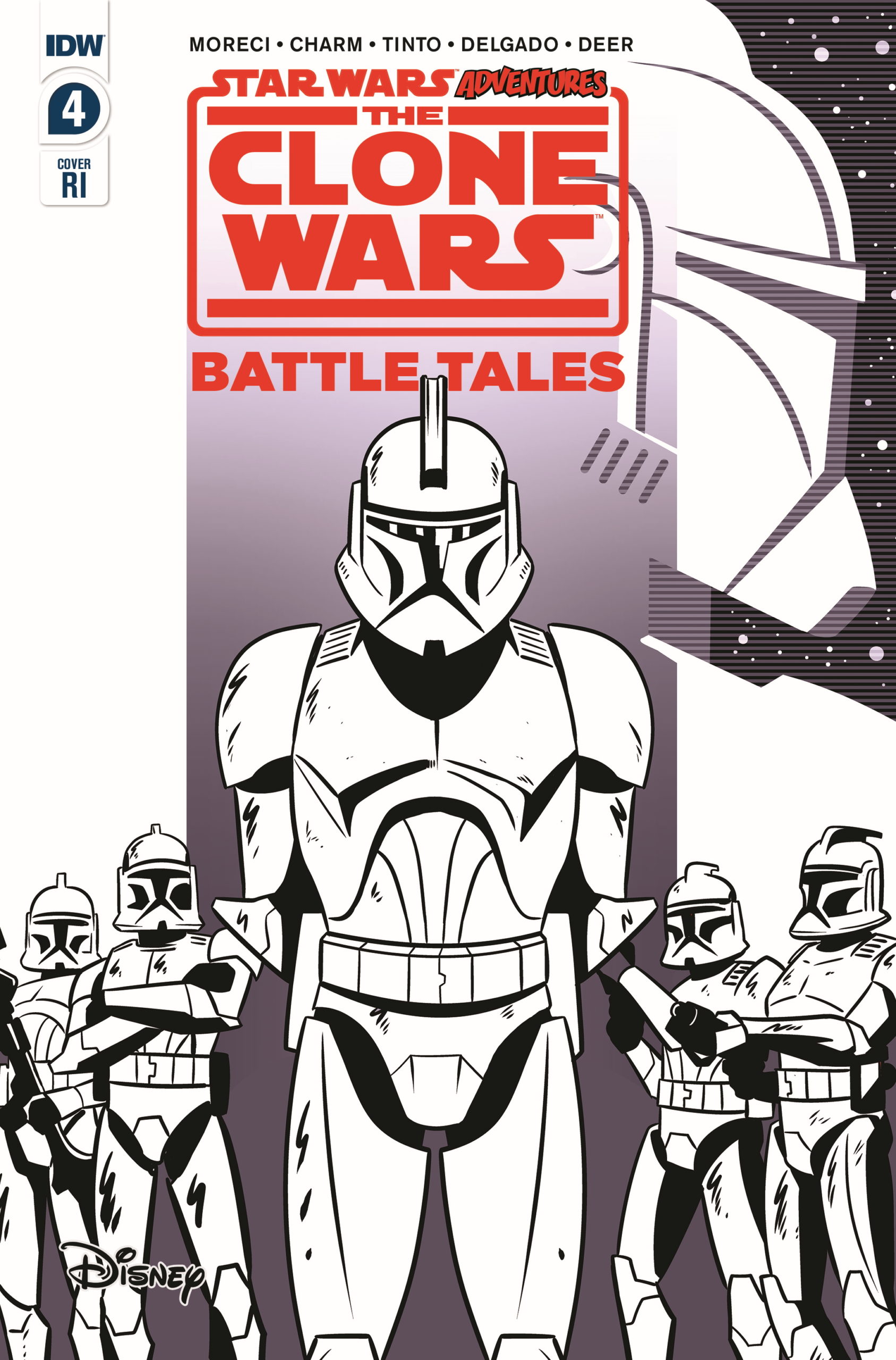 The Clone Wars - Battle Tales #4 (Derek Charm Variant Cover) (22.04.2020)
