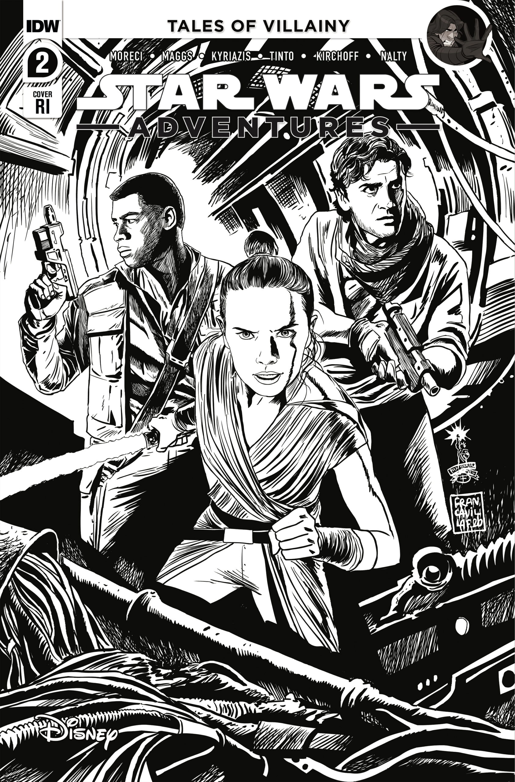 Star Wars Adventures #2 (Francesco Francavilla Black & White Variant Cover) (21.10.2020)