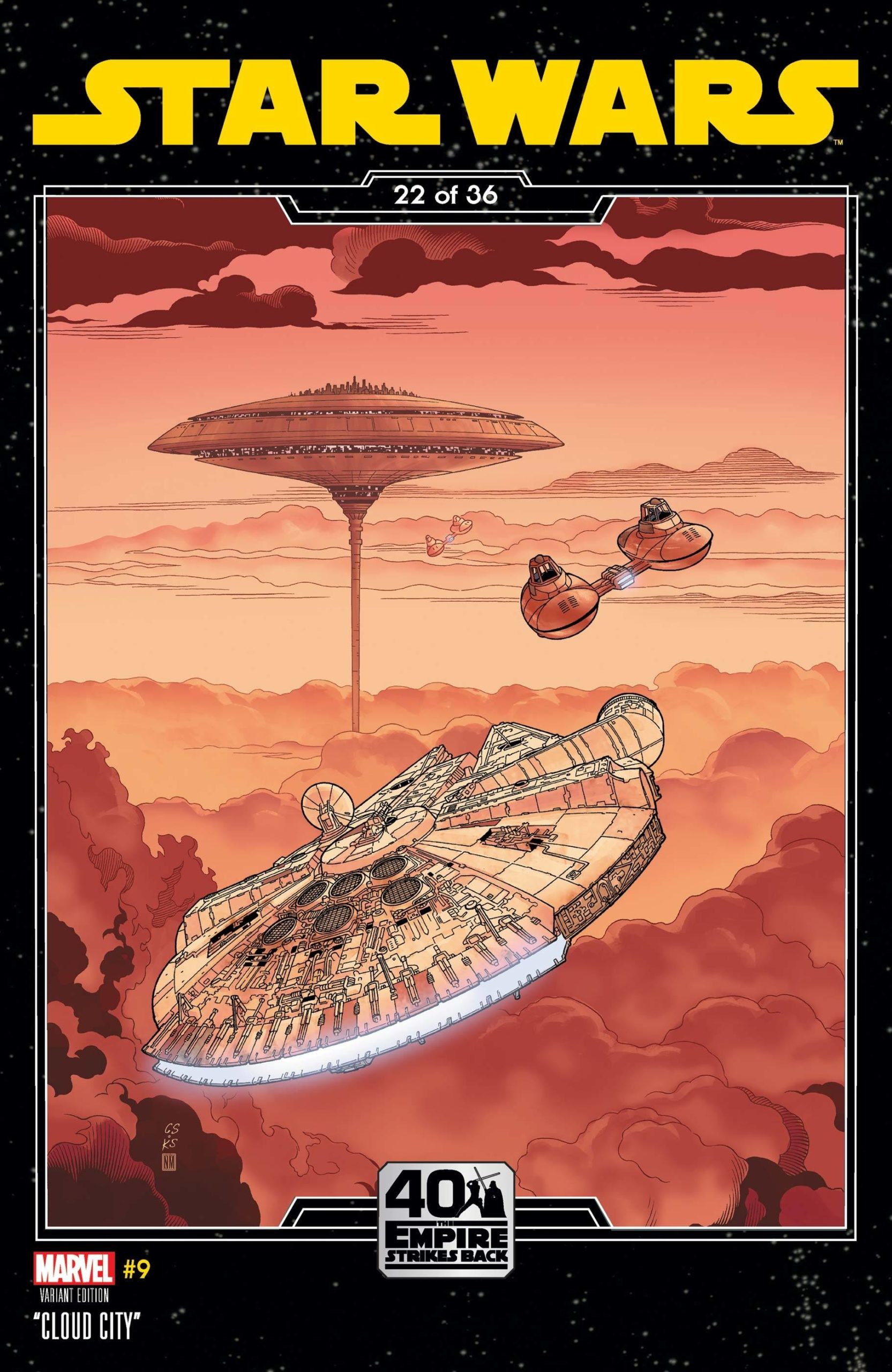 Star Wars #9 (Chris Sprouse The Empire Strikes Back Variant Cover 22 of 36) (09.12.2020)