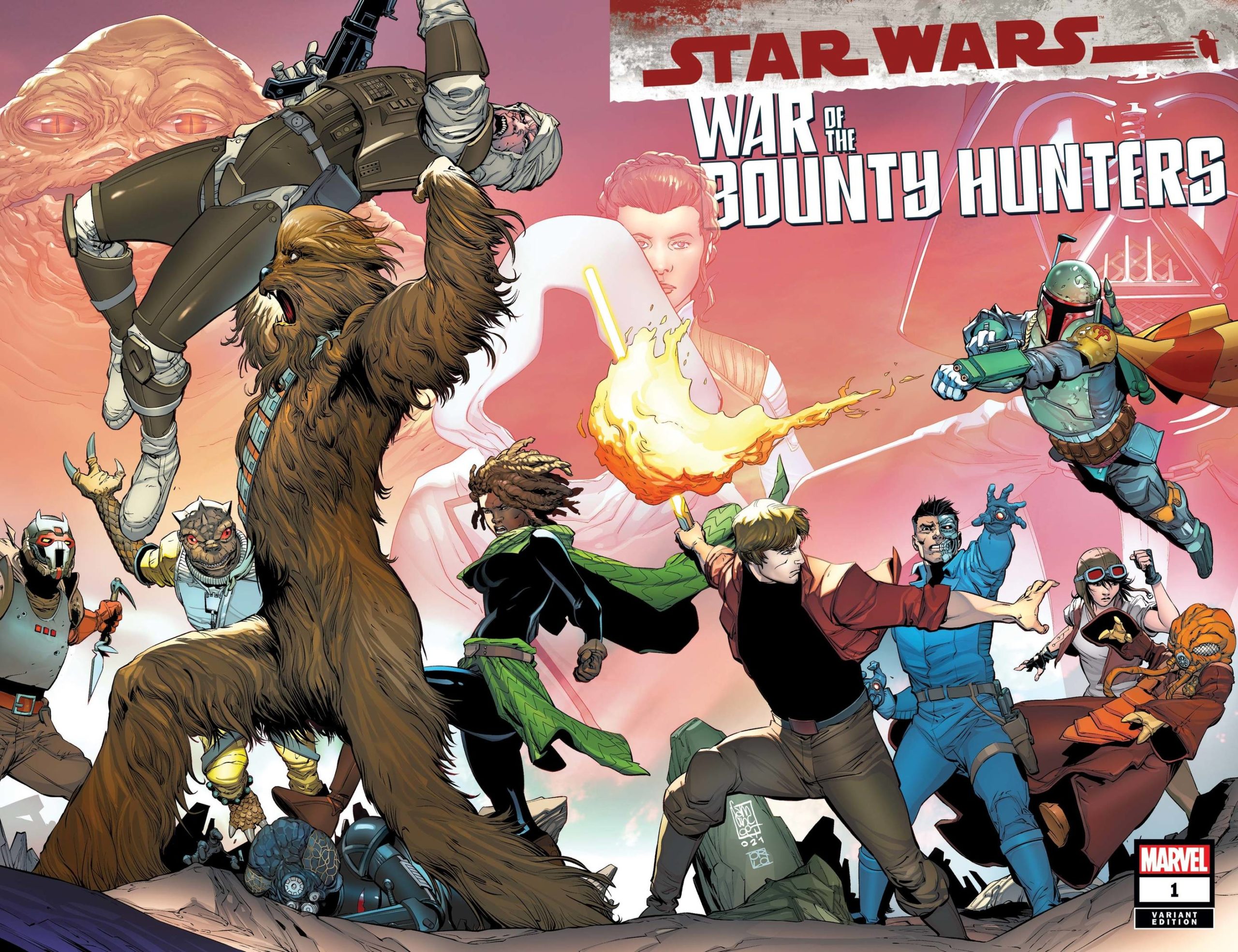 War of the Bounty Hunters #1 (Giuseppe Camuncoli Wraparound Variant Cover) (02.06.2021)