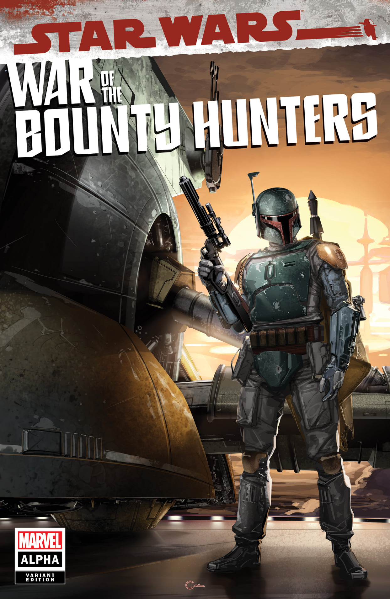 War of the Bounty Hunters Alpha #1 (Clayton Crain Black Flag Comics Variant Cover) (05.05.2021)