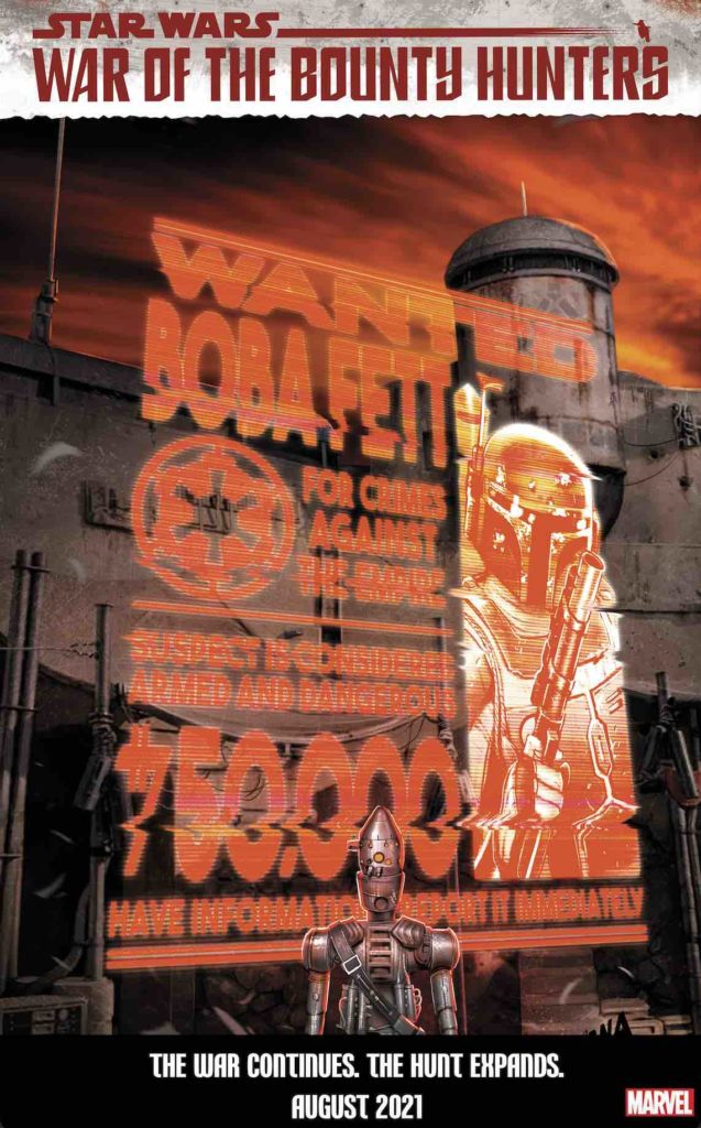 War of the Bounty Hunters #3 (David Nakayama Wanted Poster Variant Cover) (11.08.2021)