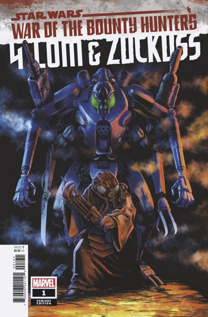 War of the Bounty Hunters: 4-LOM & Zuckuss #1 (Superlog Variant Cover) (04.08.2021)