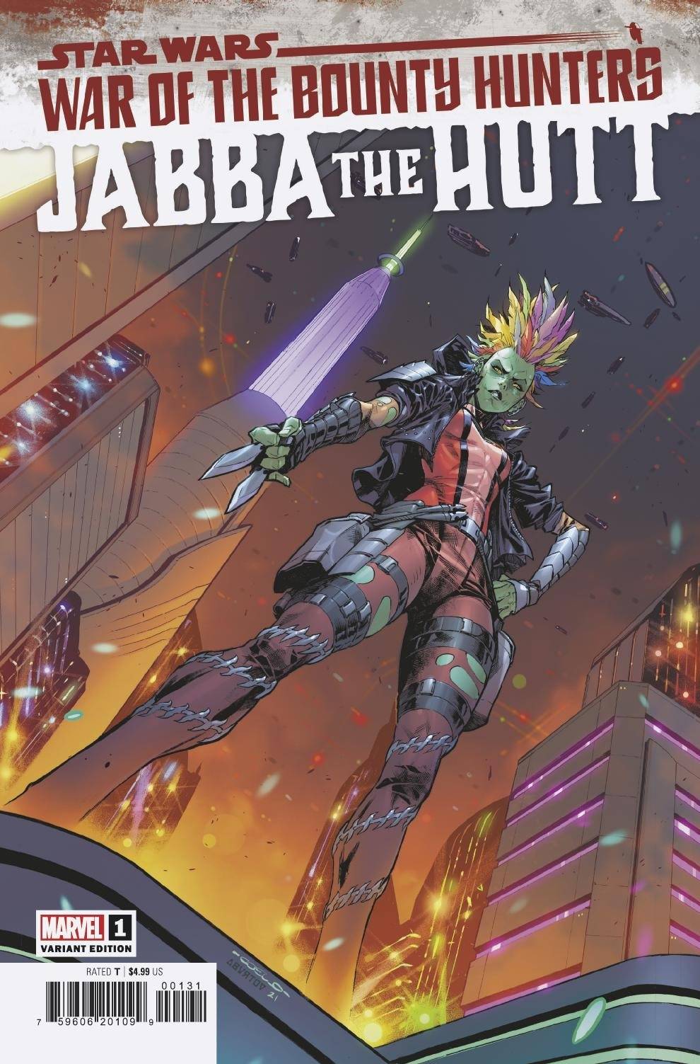 War of the Bounty Hunters: Jabba the Hutt #1 (Iban Coello Variant Cover) (21.07.2021)