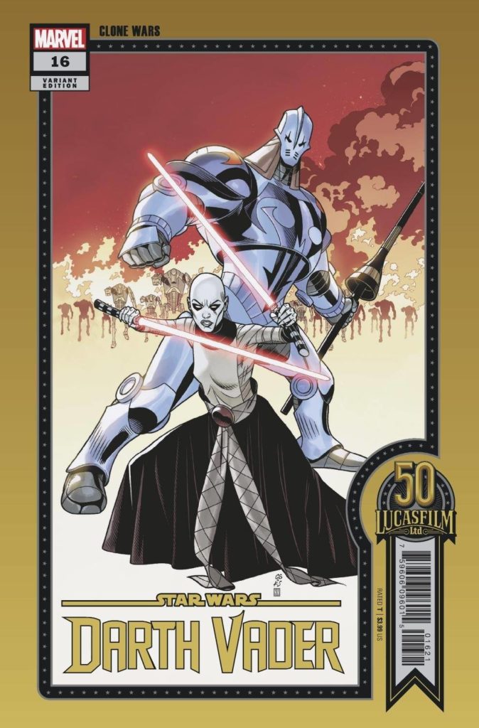 Darth Vader #16 (Chris Sprouse "Clone Wars" Lucasfilm 50th Anniversary Variant Cover) (15.09.2021)
