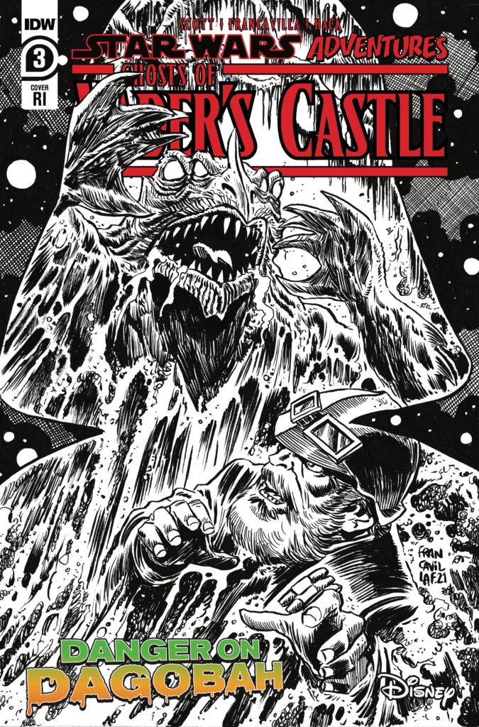 Ghosts of Vader's Castle #3 (Francesco Francavilla Black & White Variant Cover) (06.10.2021)