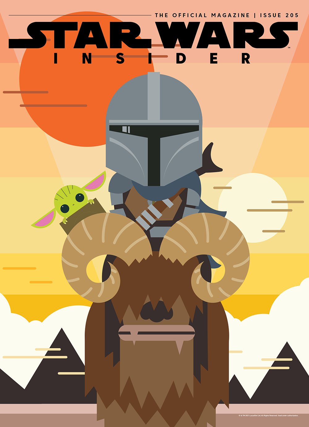 Star Wars Insider #205 (Mandalorian Cover) (21.09.2021)