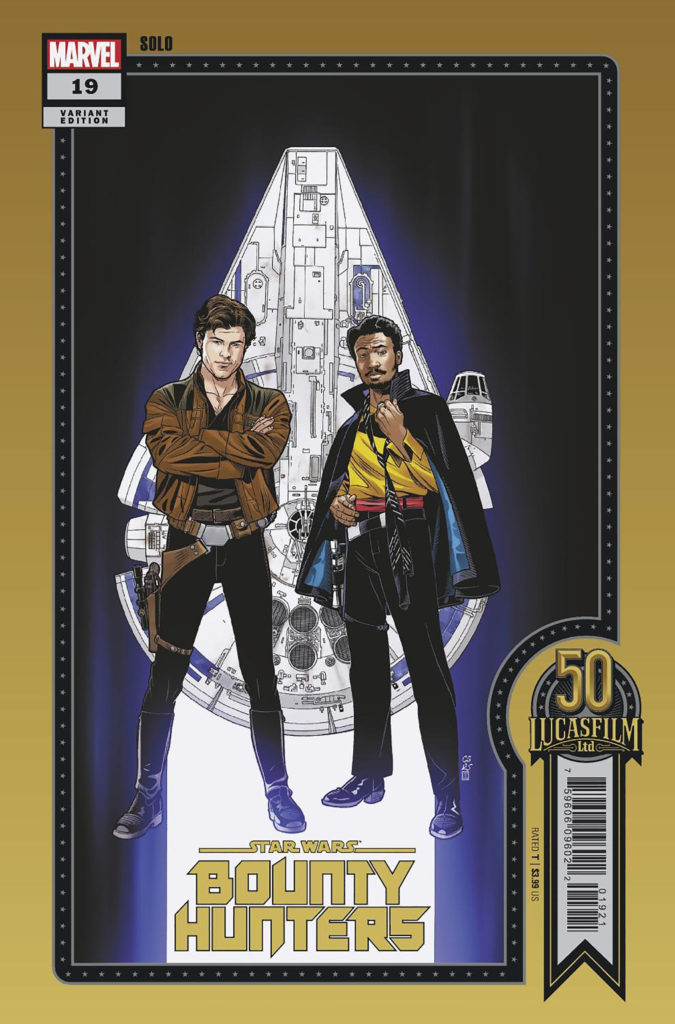 Bounty Hunters #19 (Chris Sprouse "Solo" Lucasfilm 50th Anniversary Variant Cover) (29.12.2021)