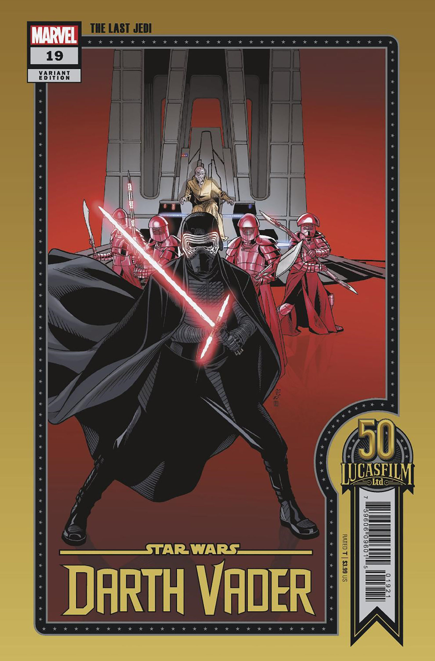 Darth Vader #19 (Chris Sprouse Lucasfilm 50th Anniversary Variant Cover) (22.12.2021)