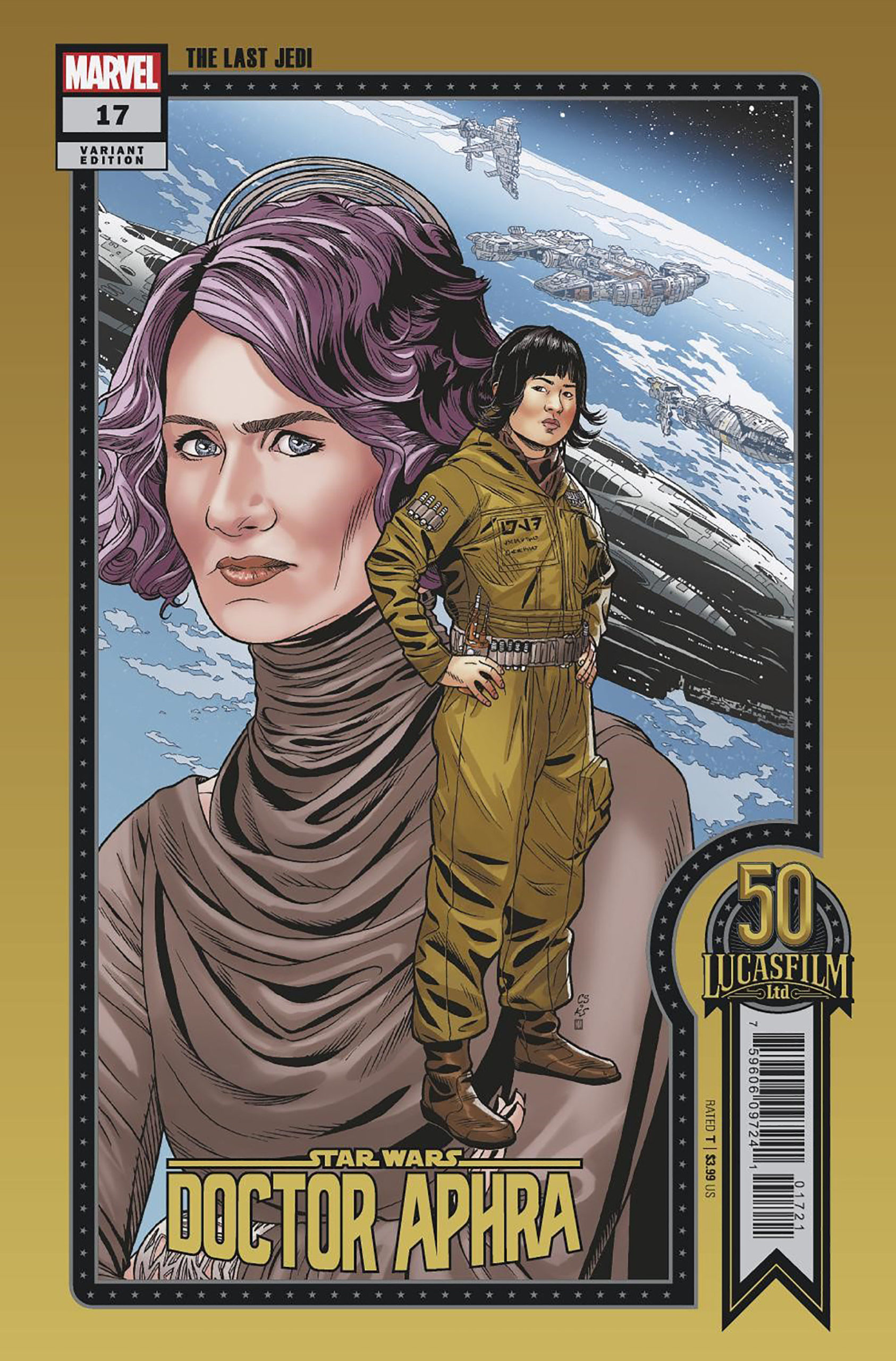 Doctor Aphra #17 (Chris Sprouse "The Last Jedi" Lucasfilm 50th Anniversary Variant Cover) (05.01.2022)