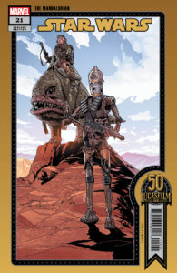 Star Wars #21 (Chris Sprouse "The Mandalorian" Lucasfilm 50th Anniversary Variant Cover) (02.03.2022)
