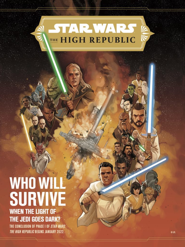 Star Wars The High Republic: Light of the Jedi Finale-Poster von Phil Noto