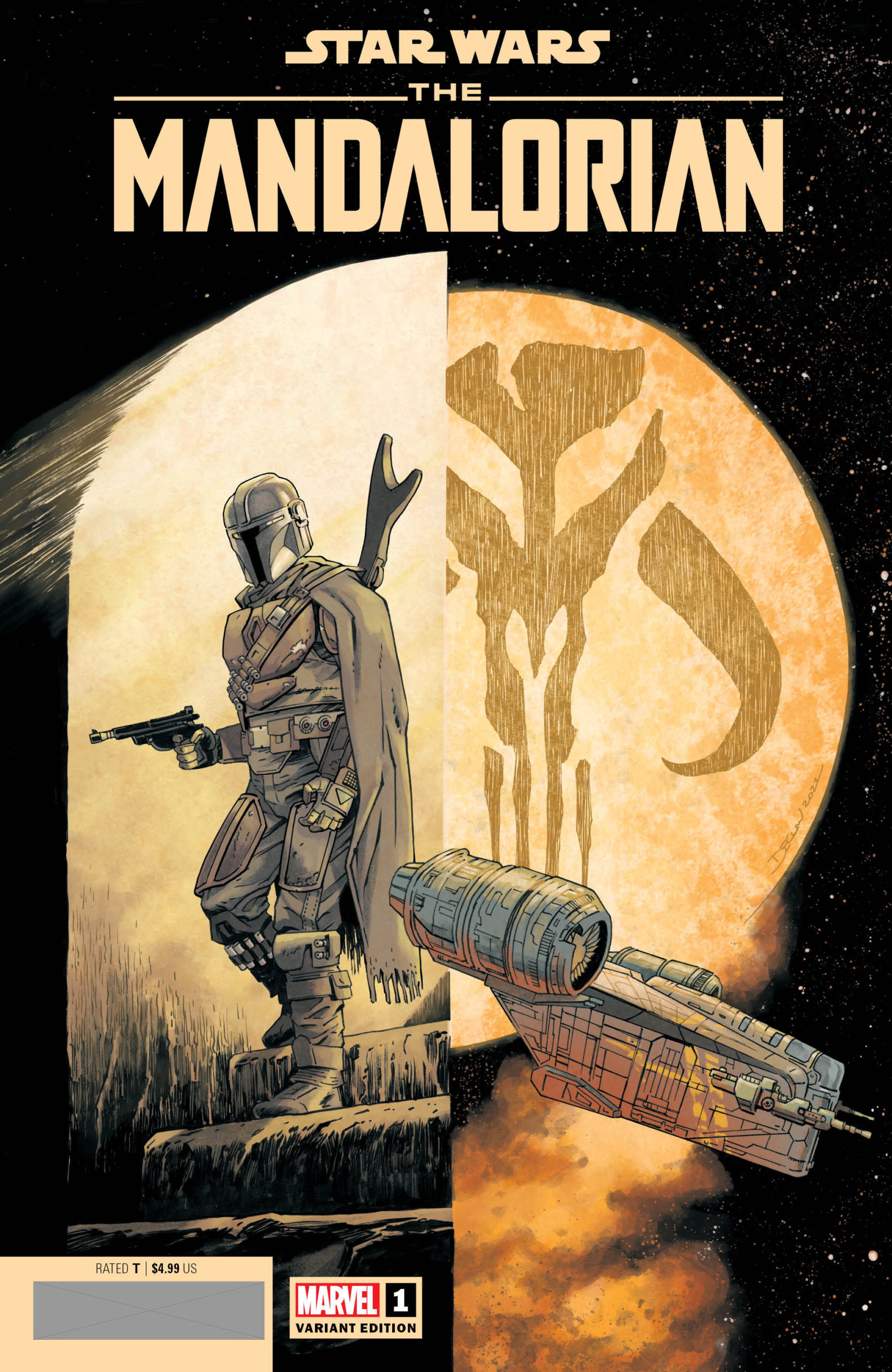 The Mandalorian #1 (Declan Shalvey Variant Cover) (06.07.2022)