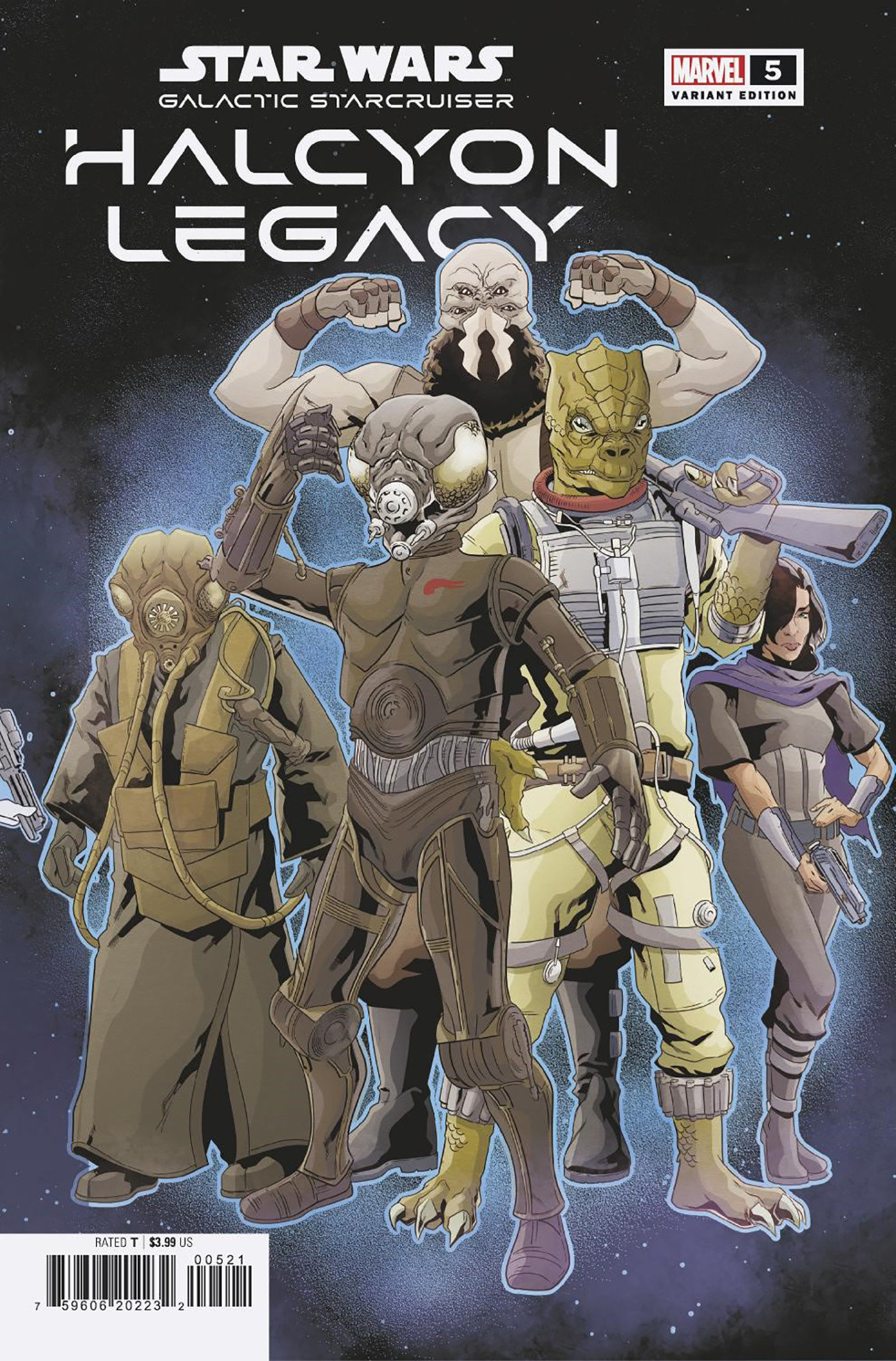 Galactic Starcruiser: Halcyon Legacy #5 (Will Sliney Connecting Variant Cover) (03.08.2022)