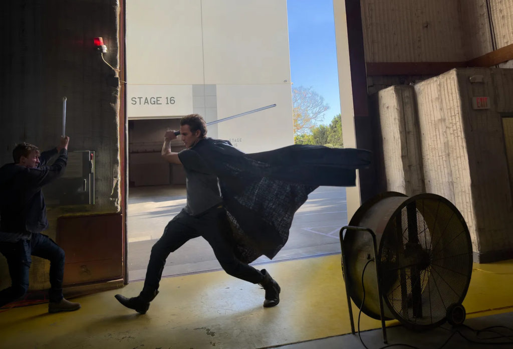 Hayden Christensen trainiert für seine Rolle als Darth Vader in Obi-Wan Kenobi, fotografiert von Annie Leibovitz
