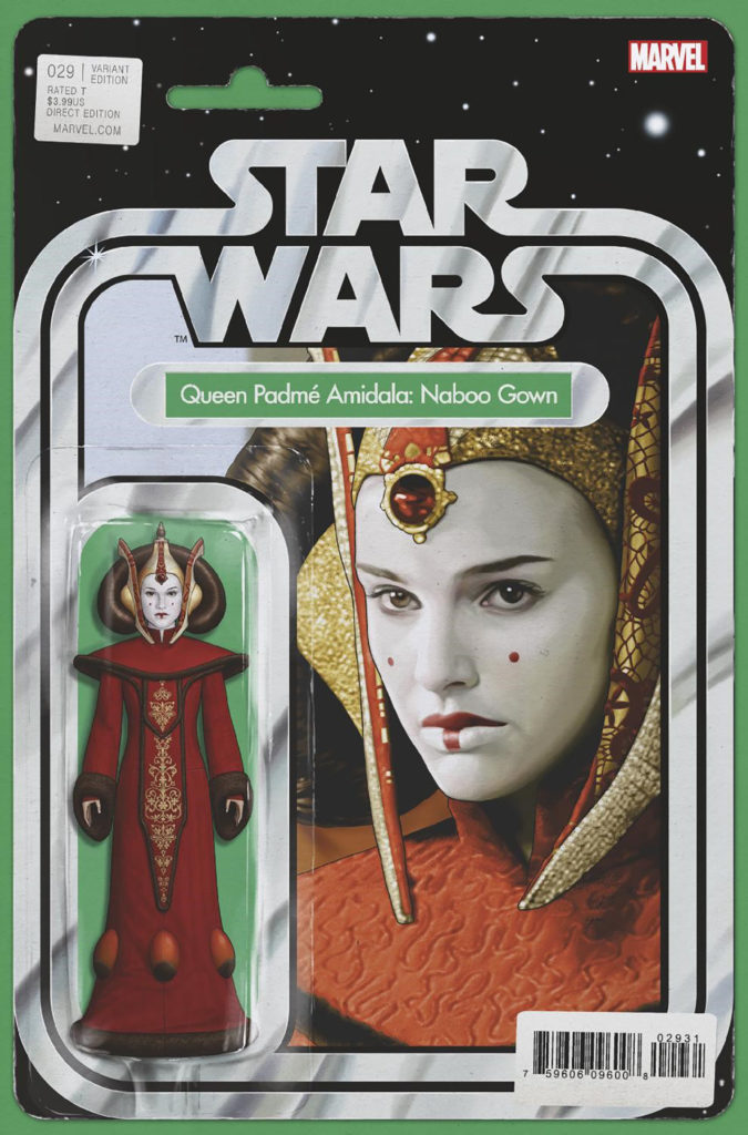 Star Wars #29 ("Queen Padmé Amidala: Naboo Gown" Action Figure Variant Cover) (02.11.2022)