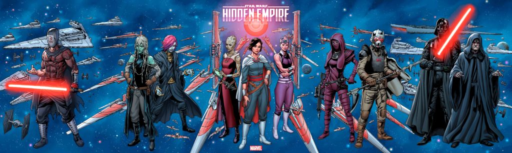 <em>Hidden Empire</em> #1 bis #5 - Steve Cummings Connecting Variant Covers (Nov. 2022 - April 2023)