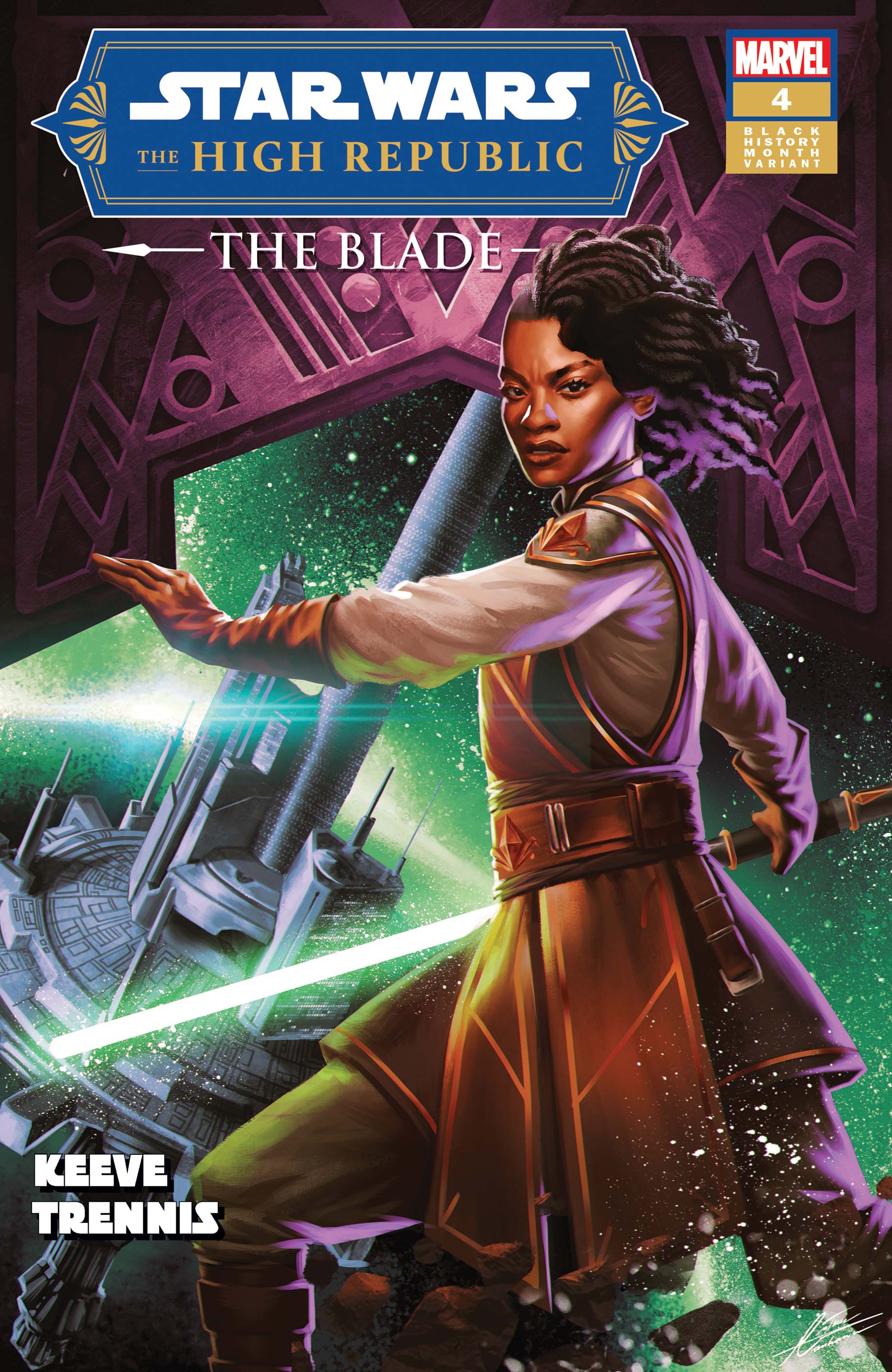 The High Republic: The Blade #4 (Mateus Manhanini "Keeve Trennis" Black History Month Variant Cover) (29.03.2023)