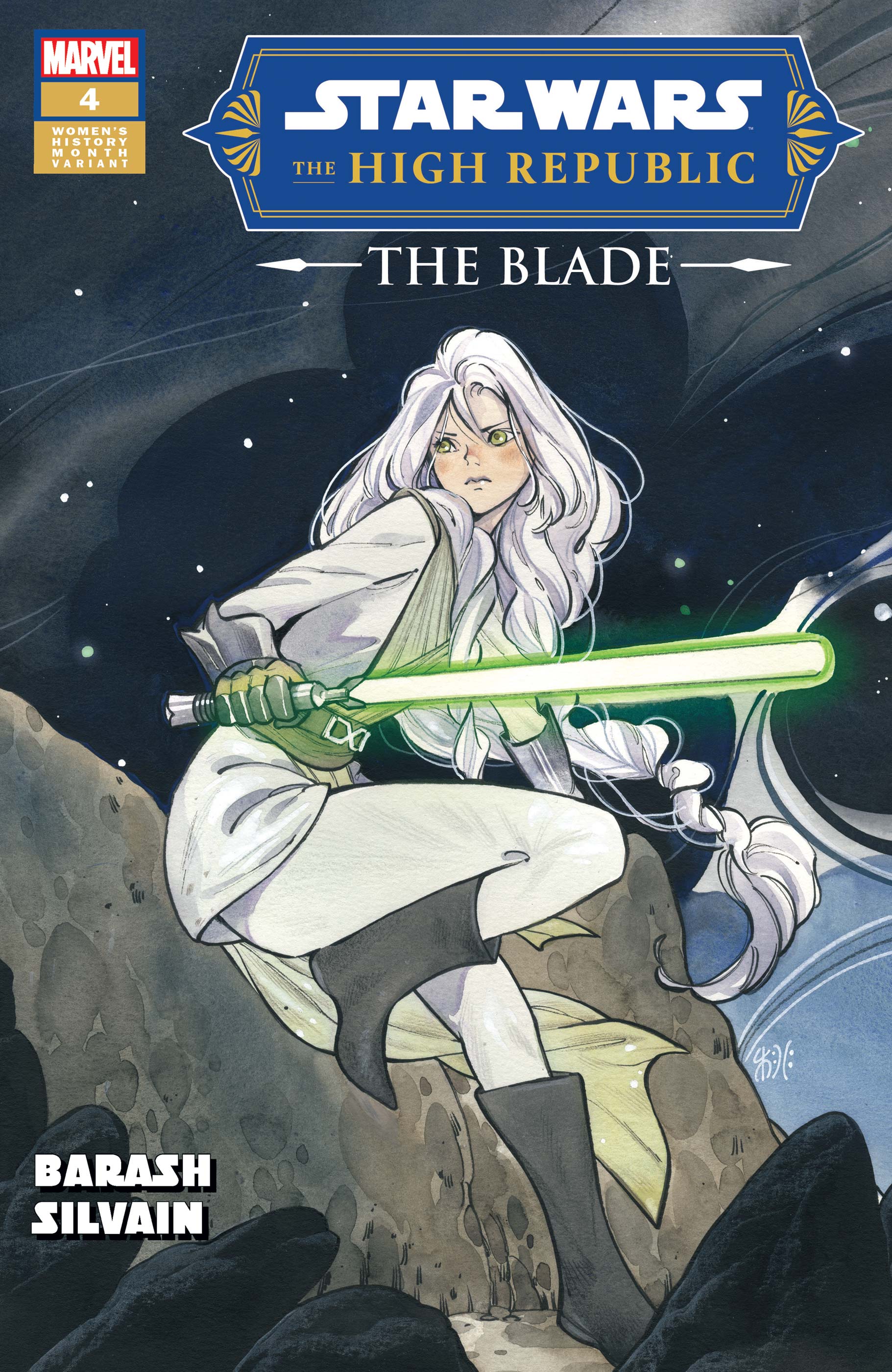 The High Republic: The Blade #4 (Peach Momoko "Barash Silvain" Women's History Month Variant Cover) (29.03.2023)