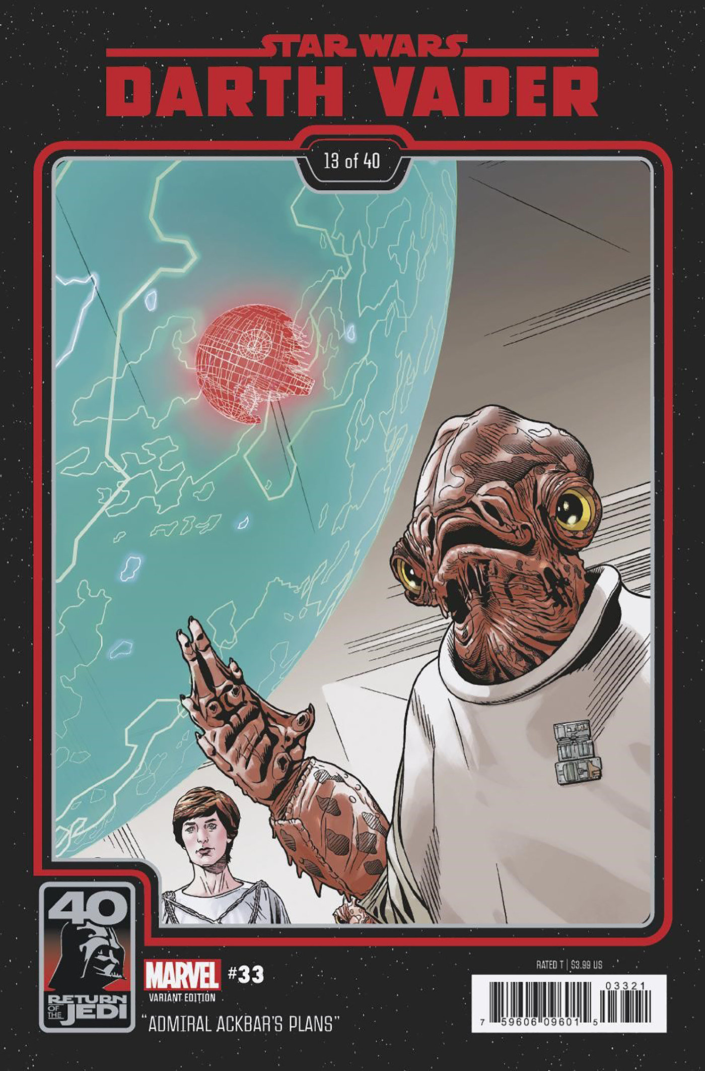 Darth Vader #33 (Chris Sprouse Return of the Jedi 40th Anniversary Variant Cover 13 of 40) (03.05.2023)