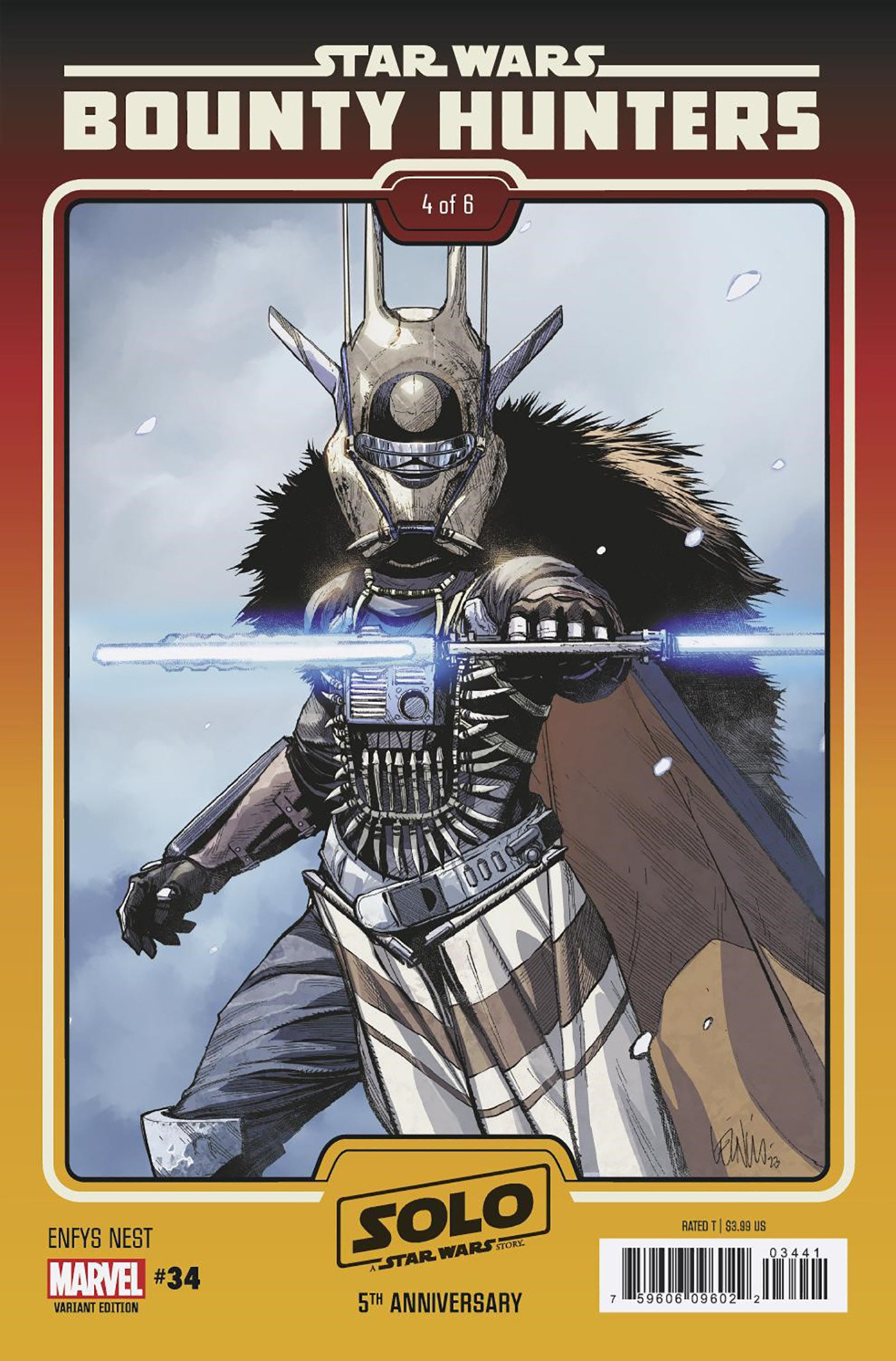 Bounty Hunters #34 (Leinil Francis Yu "Enfys Nest" Solo 5th Anniversary Variant Cover) (17.05.2023)