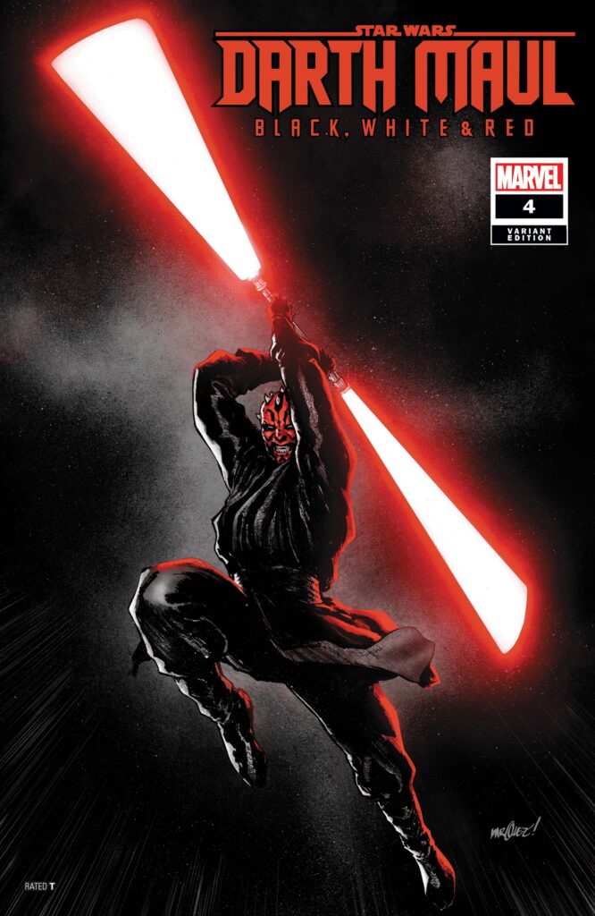 Darth Maul: Black, White & Red #4 (David Marquez Variant Cover) (31.07.2024)