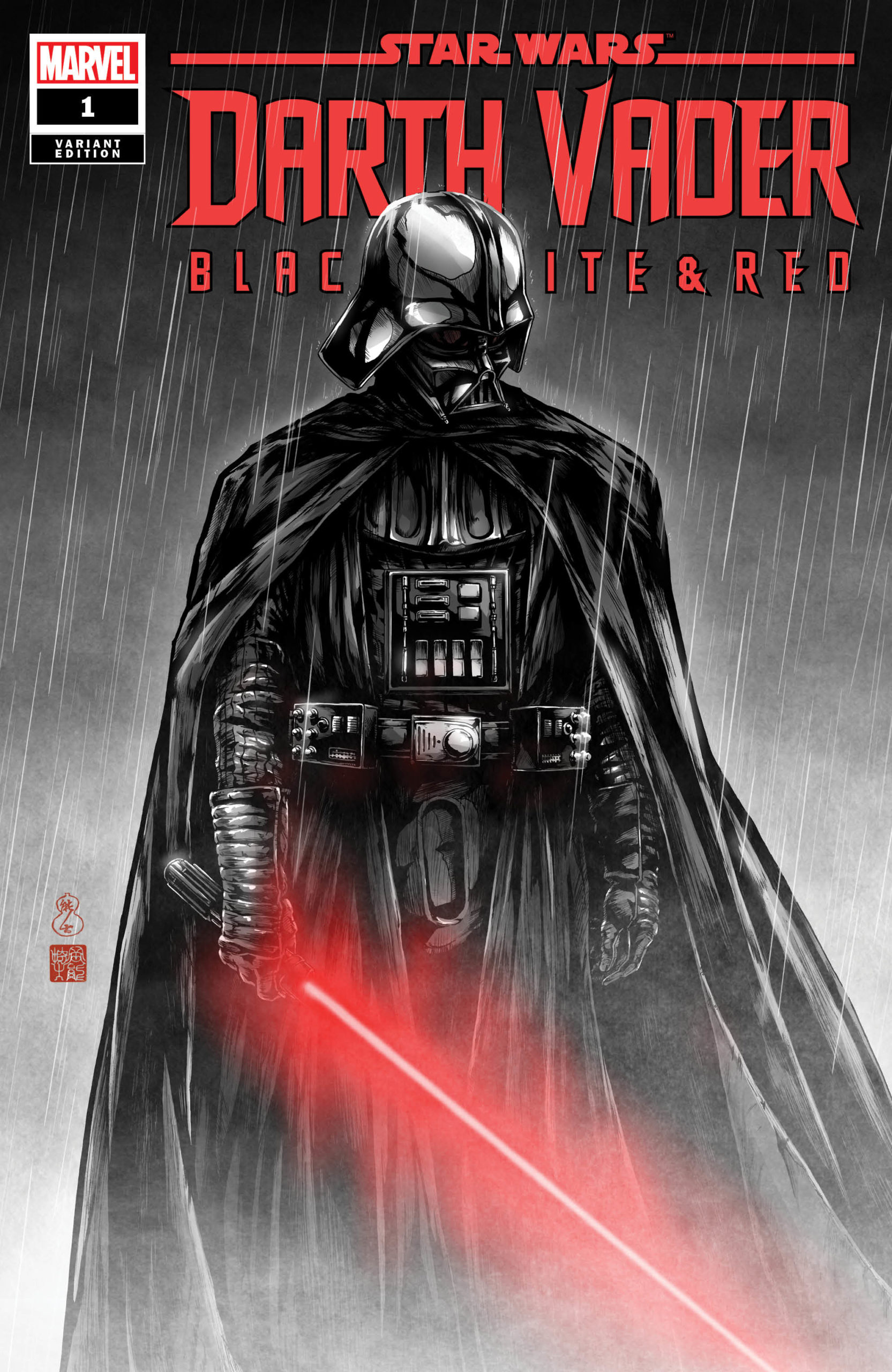 Darth Vader: Black, White & Red #1 (Takashi Okazaki The Comic Corner Variant Cover) (26.04.2023)