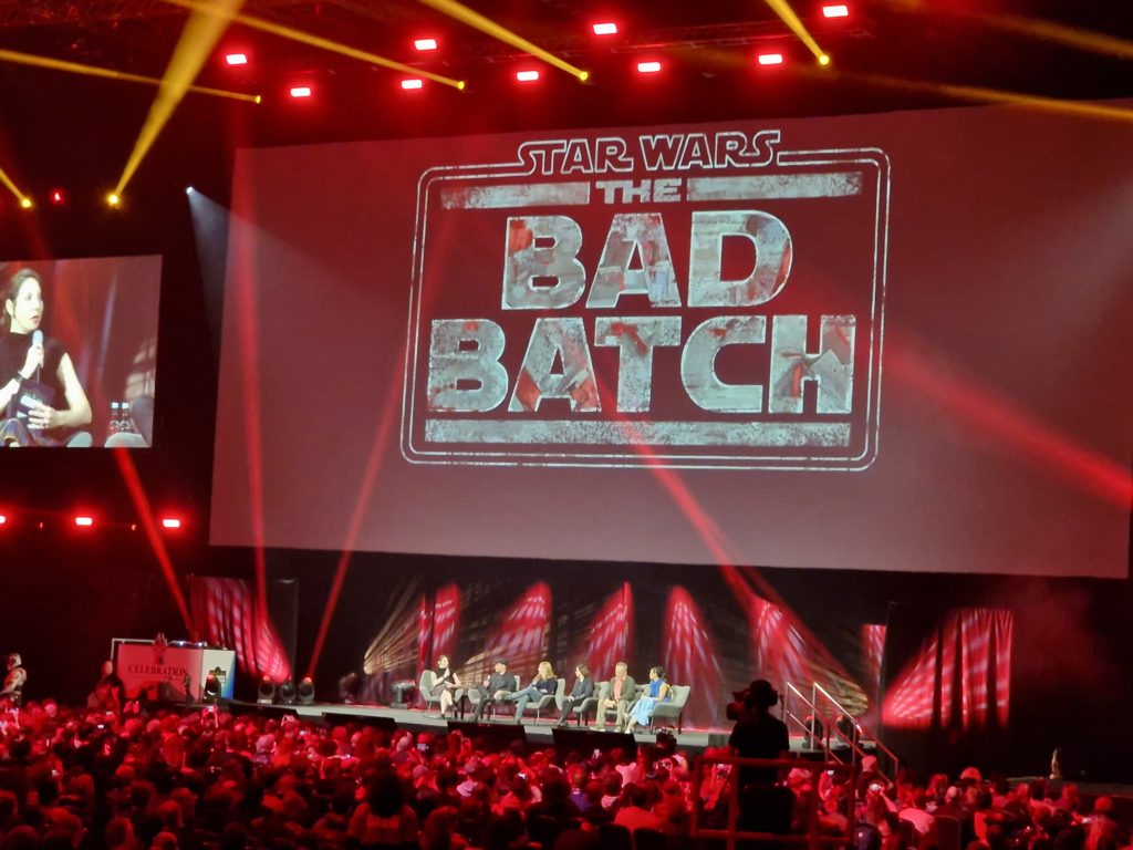 <em>The Bad Batch</em>-Panel auf der Celebration in London (Foto: Ines)