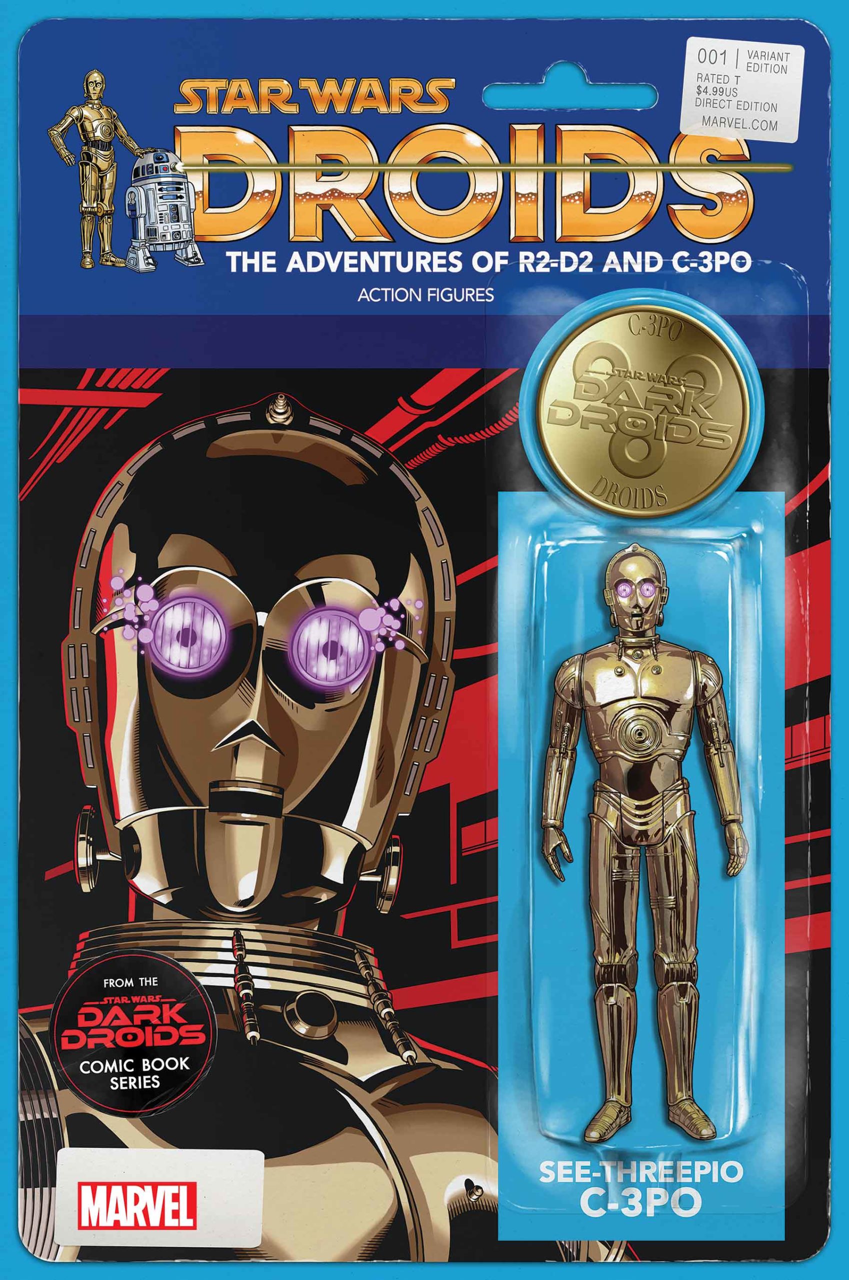 Dark Droids #1 ("C-3PO" Action Figure Variant Cover) (02.08.2023)