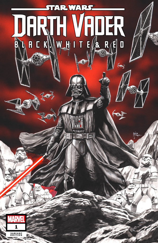 Darth Vader: Black, White & Red #1 (Mico Suayan Variant Cover) (26.04.2023)