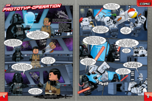 LEGO Star Wars Magazin #95 - Vorschau Seiten 4 und 5