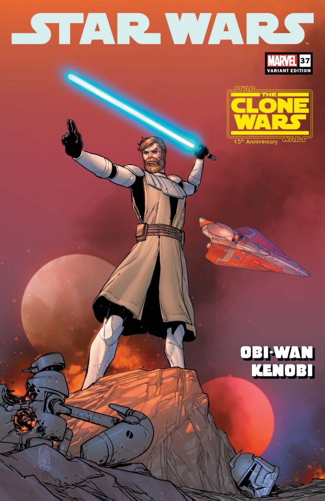 Star Wars #37 (Giuseppe Camuncoli "Obi-Wan" The Clone Wars 15th Anniversary Variant Cover) (09.08.2023)