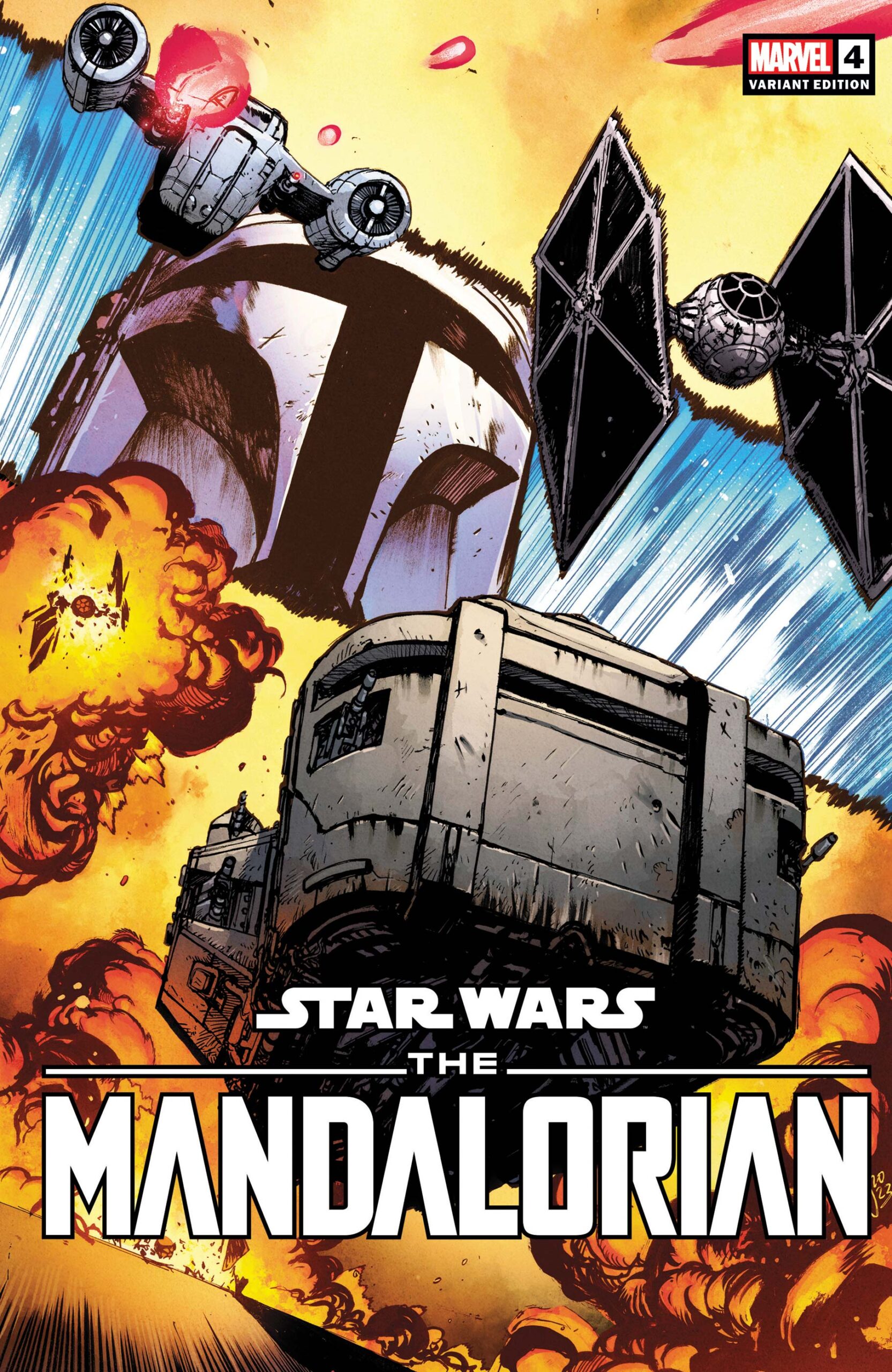 The Mandalorian Season Two #4 (Daniel Warren Johnson Variant Cover) (27.09.2023)