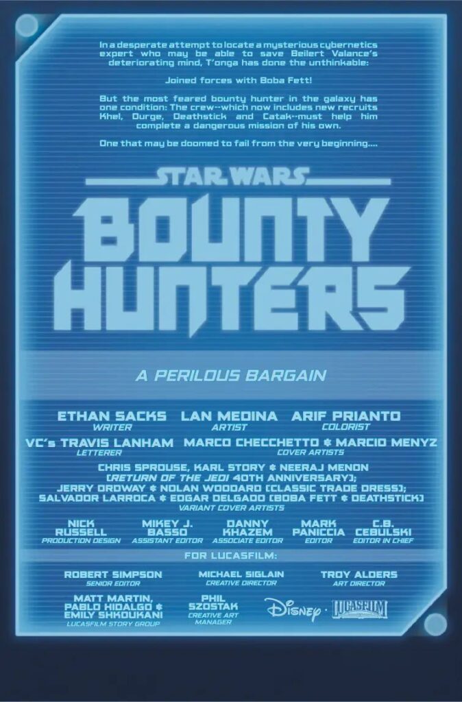 Bounty Hunters #36 - Vorschauseite 1