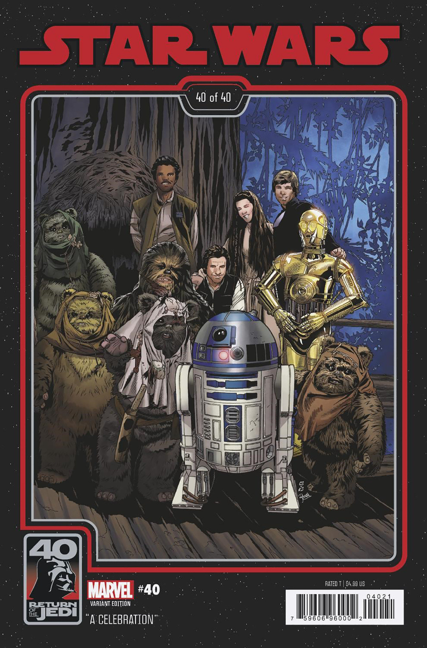 Star Wars #40 (Chris Sprouse Return of the Jedi 40th Anniversary Variant Cover 40 of 40) (01.11.2023)