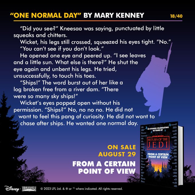 Story #18: "One Normal Day" von Mary Kenney (Wicket)