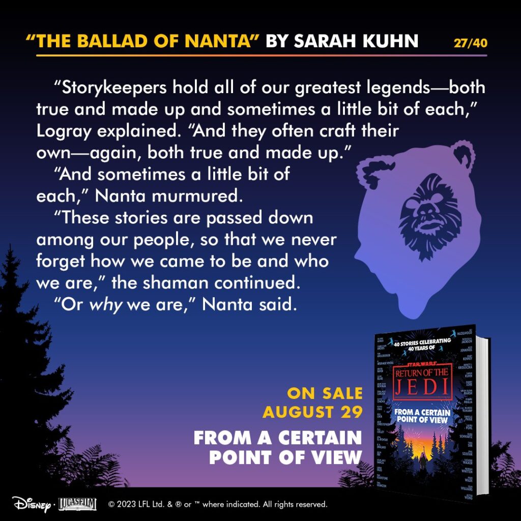 Story #27: "The Ballad of Nanta" von Sarah Kuhn (Ewoks)
