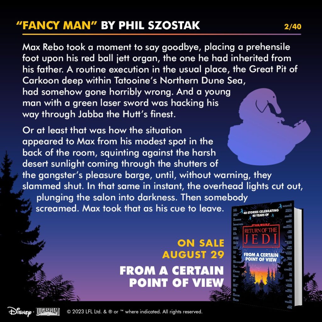 Story #2: „Fancy Man“ von Phil Szostak (Max Rebo)