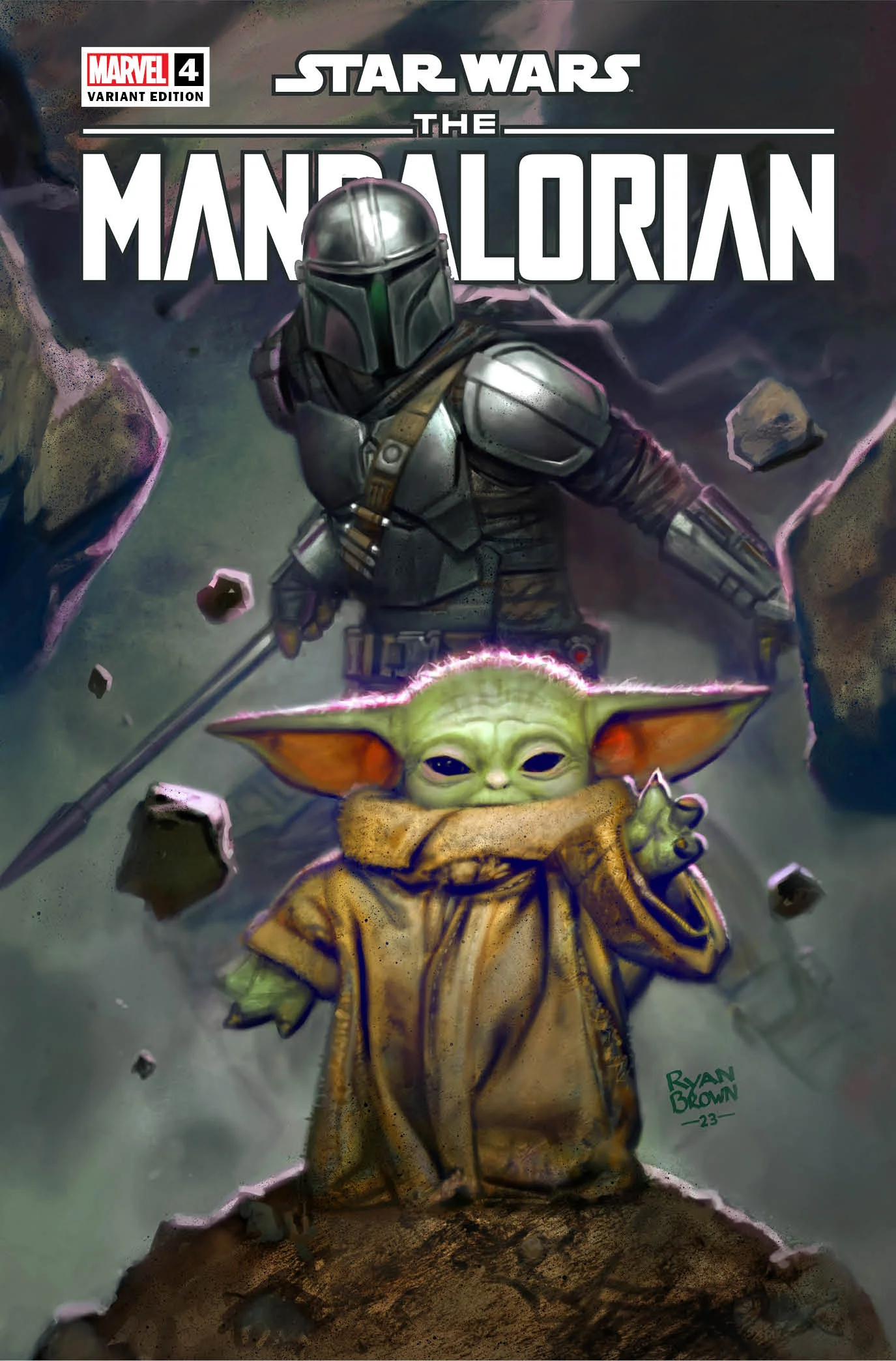 The Mandalorian Season Two #4 (Ryan Brown Unknown Comics Variant Cover) (27.09.2023)