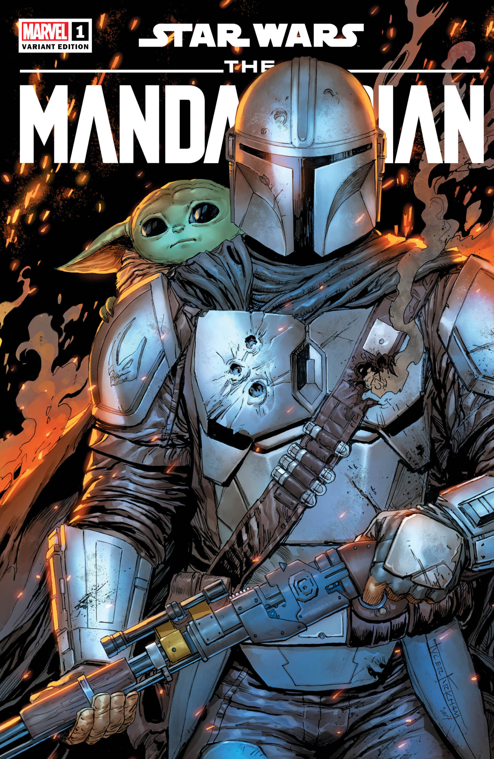 The Mandalorian Season Two #1 (Tyler Kirkham "Battle Damage" WhatNot Variant Cover) (29.06.2023)