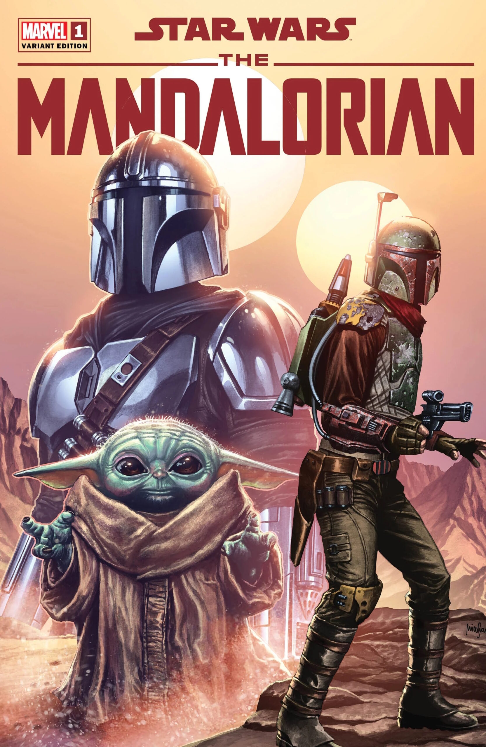 The Mandalorian Season Two #1 (Mico Suayan Unknown Comics Variant Cover) (21.06.2023)