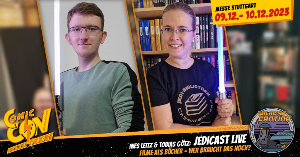 Comic Con Stuttgart JediCast Live Ines & Tobias