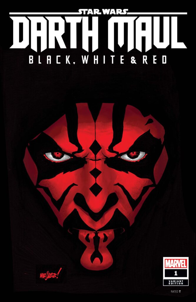 Darth Maul: Black, White & Red #1 (David Marquez Variant Cover) (24.04.2024)