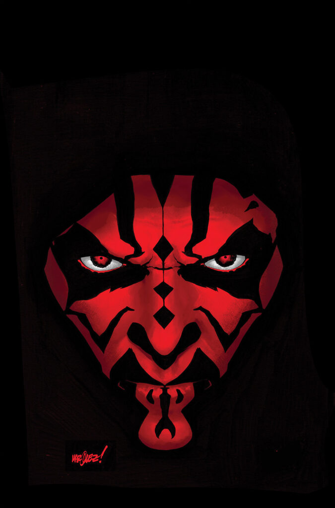 Darth Maul: Black, White & Red #1 (2nd Printing David Marquez Virgin Variant Cover) (05.06.2024)