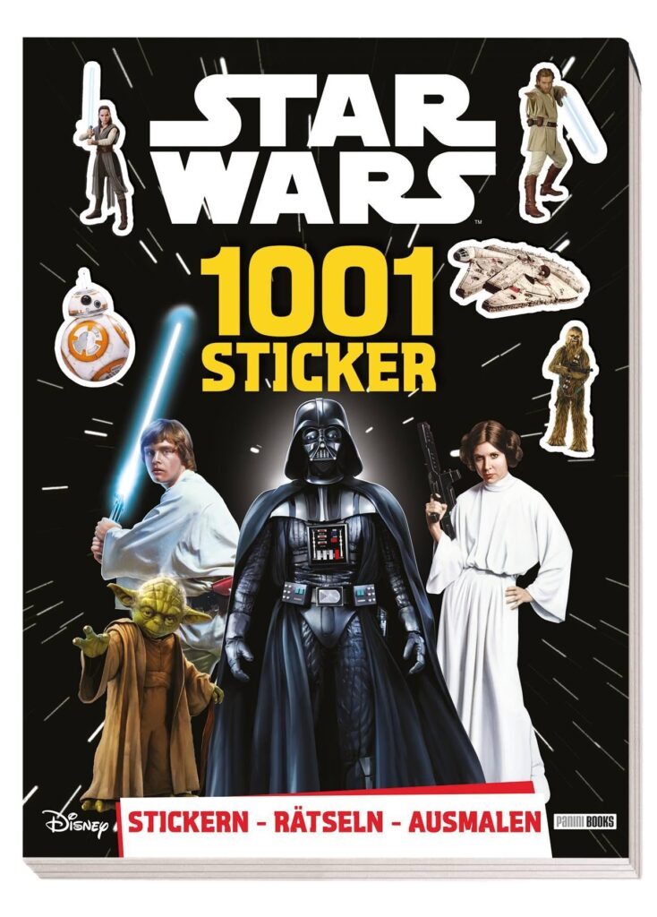 Star Wars: 1001 Sticker – Stickern, Rätseln, Ausmalen (20.05.2025)