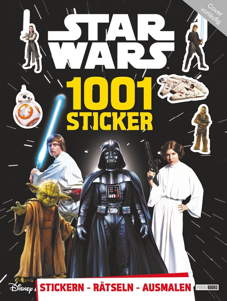 Star Wars: 1001 Sticker – Stickern, Rätseln, Ausmalen (20.05.2025)