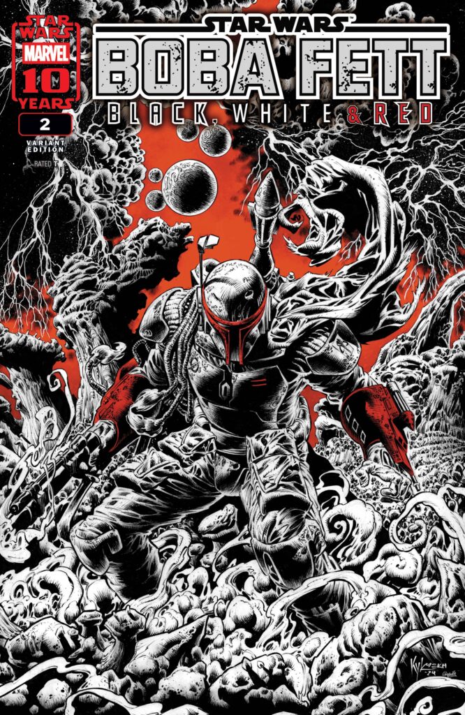 Boba Fett: Black, White & Red #2 (Kyle Hotz Variant Cover) (29.10.2025)
