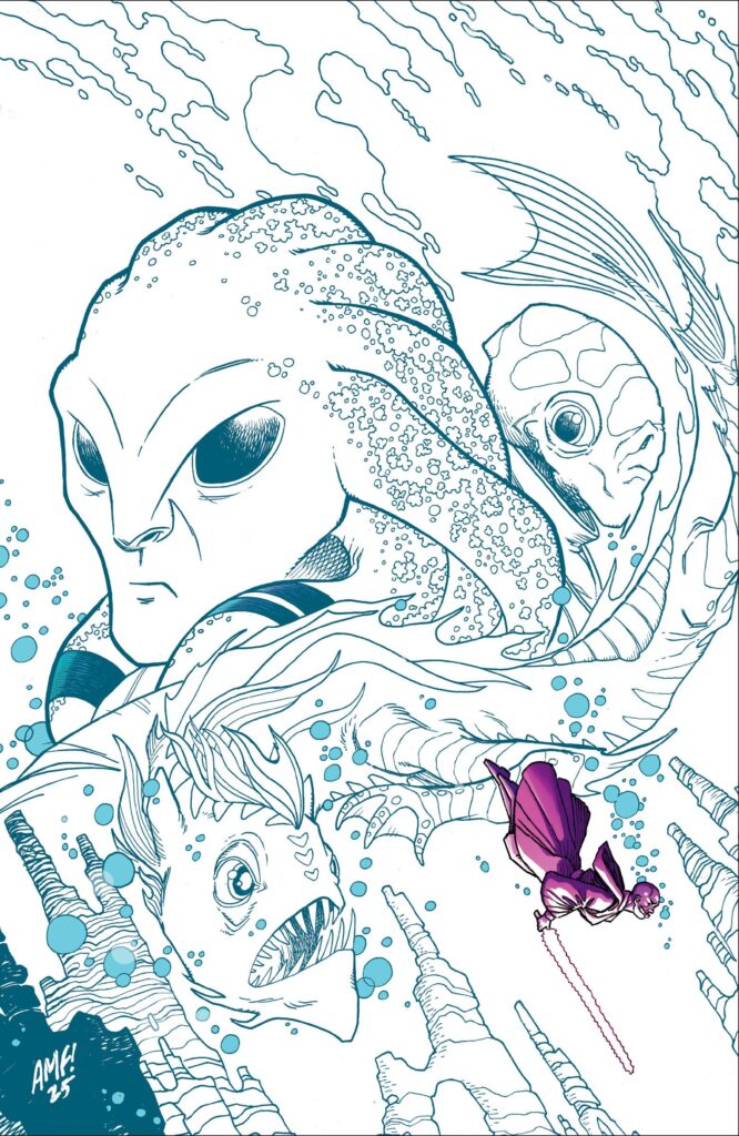 Hyperspace Stories: Tides of Terror #1 (Tony Fleecs Knowhere Games & Comics Sketch Virgin Variant Cover) (30.07.2025)