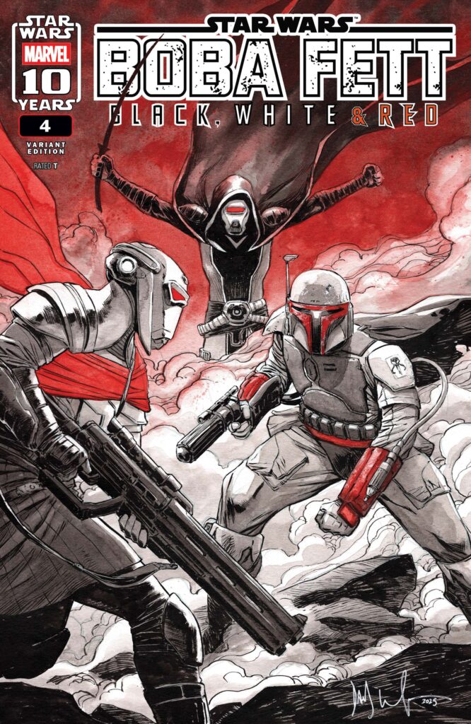 Boba Fett: Black, White & Red #4 (Dave Wachter Variant Cover) (31.12.2025)